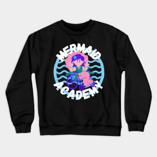 Mermaid Academy Cute Mermaid on a Wheelchair Diversity Perfect Gift for Mermaid Lovers with a Disability Crewneck Sweatshirt